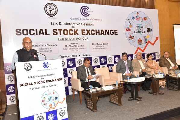 Mr. Hari Shankar Halwasiya, President, CCC delivering his welcome Address/ addressing the session.