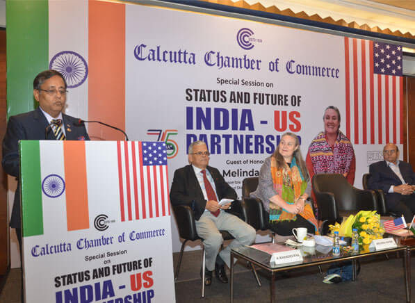 Mr. Kishan kumar Kejriwal, President giving his welcome speech.